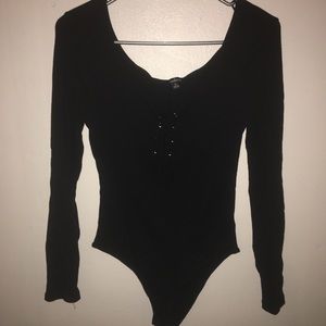 Black stretchy bodysuit